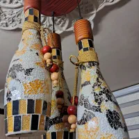 لوستر فانتزی سقفی سه شاخه