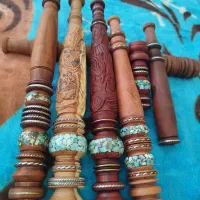 چوب عناب کنده کاری شده