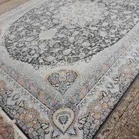 فرش۱۲متری طرح برجسته درحد نو ۱۲۰۰شانه نقره ای مشکی|فرش|سردرود, |دیوار