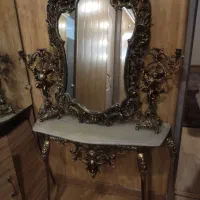 اینه شمعدان برنزی|بوفه، ویترین، کنسول|اصفهان, کوی شهید کشوری|دیوار