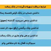 وام رسالت به آسان ترین شرایط