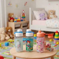 بطری کودک نی دار قمقمه نشکن(گالری شیوا|اسباببازی|مشهد, کوه سنگی|دیوار