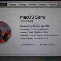 Macbook pro مک بوک پرو سالم|رایانه همراه|شیراز, قصرالدشت|دیوار