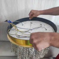 لوستر|لوستر و چراغ آویز|بروجرد, |دیوار