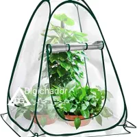 چادر گلخانه آلاچیق شفاف طلقی نایلون صادراتی بی کف