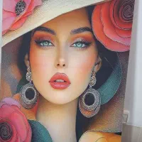 قاب عکس مخمل آرایشگاه زیر فی