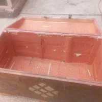 صندوق چوبی قدیمی|کلکسیون اشیاء عتیقه|خمینی‌شهر, |دیوار