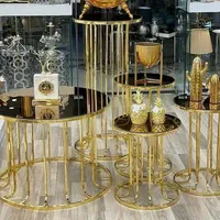 میز عسلی جلومبلی پذیرایی فورتیک فلزی ستونی دایره|مبلمان خانگی و میز عسلی|آفتاب, |دیوار