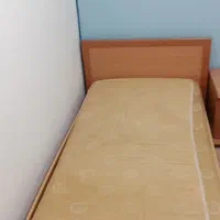 تخت دو کشو 1نفره تشک آسایش همراه با پاتختی ۲کشو|تخت و سرویس خواب|قائمشهر, |دیوار