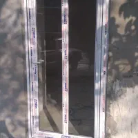 پنجره U pvc و شیشه دوجداره ساده ،رفلکس