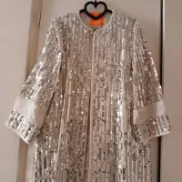 مانتو  کتی پولکی نو سایز 40 42