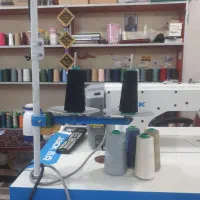 خانم وسط کار خیاط