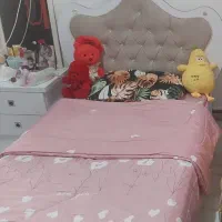 تخت خواب نوجوانان سالم بدون تشک|تخت و سرویس خواب|صومعه‌سرا, |دیوار