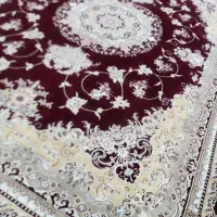 فرش 12متری گل ابریشم جفت|فرش|یزد, |دیوار
