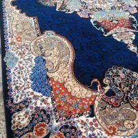 دوتخته فرش ۹متری ۷۰۰شان جنس ضخیم سنگین وزن|فرش|ورامین, ریحان آباد|دیوار