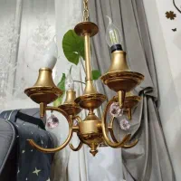 لوستر کریستال رنگ ثابت