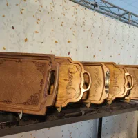 سینی چوبی،اردو خوری،کادویی، سینی|صنایع دستی و سایر لوازم تزئینی|بندرعباس, |دیوار