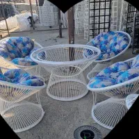 میز و صندلی باغ و حیاط در شاهین‌شهر|مبلمان خانگی و میز عسلی|شاهین‌شهر, شهرک صنعتی|دیوار