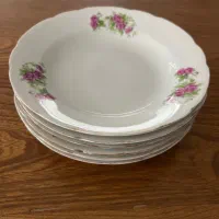 بشقاب گلسرخی گل سرخی گل سرخ ژاپنی