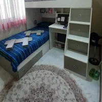 تخت و کمد ال دوطبقه نوجوان|تخت و سرویس خواب|تهران, تسلیحات|دیوار