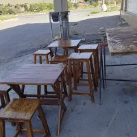 کافی بار چوبی