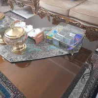 فروش مبل سلطنتی۹ نفره تمام چوب راش|مبلمان خانگی و میز عسلی|میناب, |دیوار