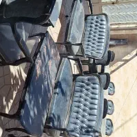 مبل کلاسیک ۸نفره همراه میز غذاخوری ۸نفره|مبلمان خانگی و میز عسلی|قوچان, |دیوار