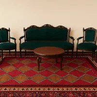 ست لوکس مبل و فرش، کمتر از نصف قیمت واقعی