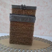 جا رختی ،جا دستمال کاغذی و سطل زباله