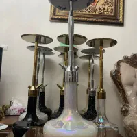 قلیان کرنو کیف های مشکی و ابی طبقه ای