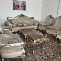 مبل کلاسیک تمام چوب راش ۹ نفره