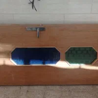 درب چوبی دو لنگه|کلکسیون اشیاء عتیقه|کرمان, |دیوار