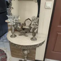 آینه شمعدان همراه میز ست