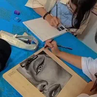 اموزش سیاه قلم و رنگ روغن در اموزشگاه فنی|خدمات آموزشی|بجنورد, |دیوار