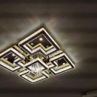 لوستر لوزی smd سه رنگ|لوستر و چراغ آویز|اصفهان, باغ زرشک|دیوار