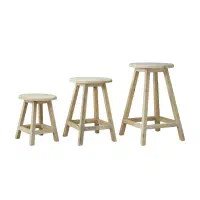 استند گل و گلدان مدل چهارپایه چوبی