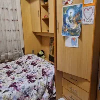 تخت کم جا تاشو به همراه کمد