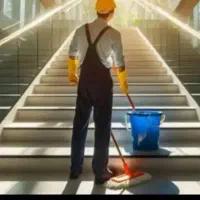 نظافت پارکینگ و راه پله