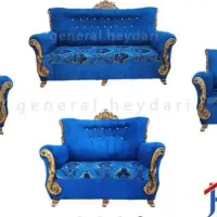 مبل هفت نفره خوش رنگ  در حد نو|مبلمان خانگی و میز عسلی|اردکان, |دیوار