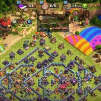 فروش اکانت کلش آف کلنز مکس مکس همه چیش