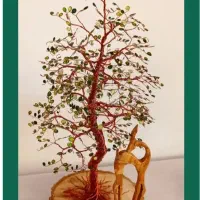 درخت مسی.تزیینی.هدیه.کادویی|صنایع دستی و سایر لوازم تزئینی|مشهد, امیریه|دیوار