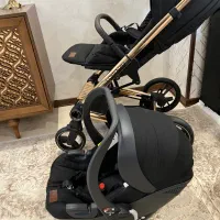 کالسکه و کریر برند لورنزو ایتالیا رنگ رزگلد