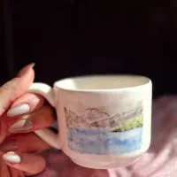 فنجان سرامیکی منظره