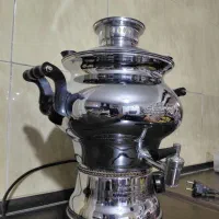 سماور و چراغ نفتی چرخ خیاطی|سماور، چایساز، قهوهساز|بیرجند, |دیوار