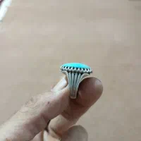انگشترفیروزه  بارکاب دست سازخیلی خیلی قدیمی|جواهرات|میاندوآب, |دیوار
