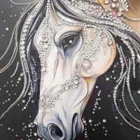 تابلو اسب|تابلو، نقاشی، عکس|قم, سالاریه|دیوار