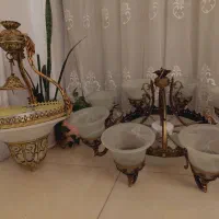 لوستر کلاسیک تزئینی  جلوه‌ای خاص برای دکور شما|لوستر و چراغ آویز|مشهد, هنرستان|دیوار