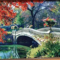 تابلو فرش منظره طبیعت|تابلو فرش|شیراز, فرهنگ شهر|دیوار