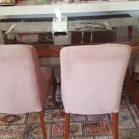 میز ناهار خوری سالم  ۶ نفره -۴ صندلی و یک نیمکت