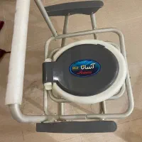 توالت دسته دار استیل آسانا کاملا نو نو وکارنشده